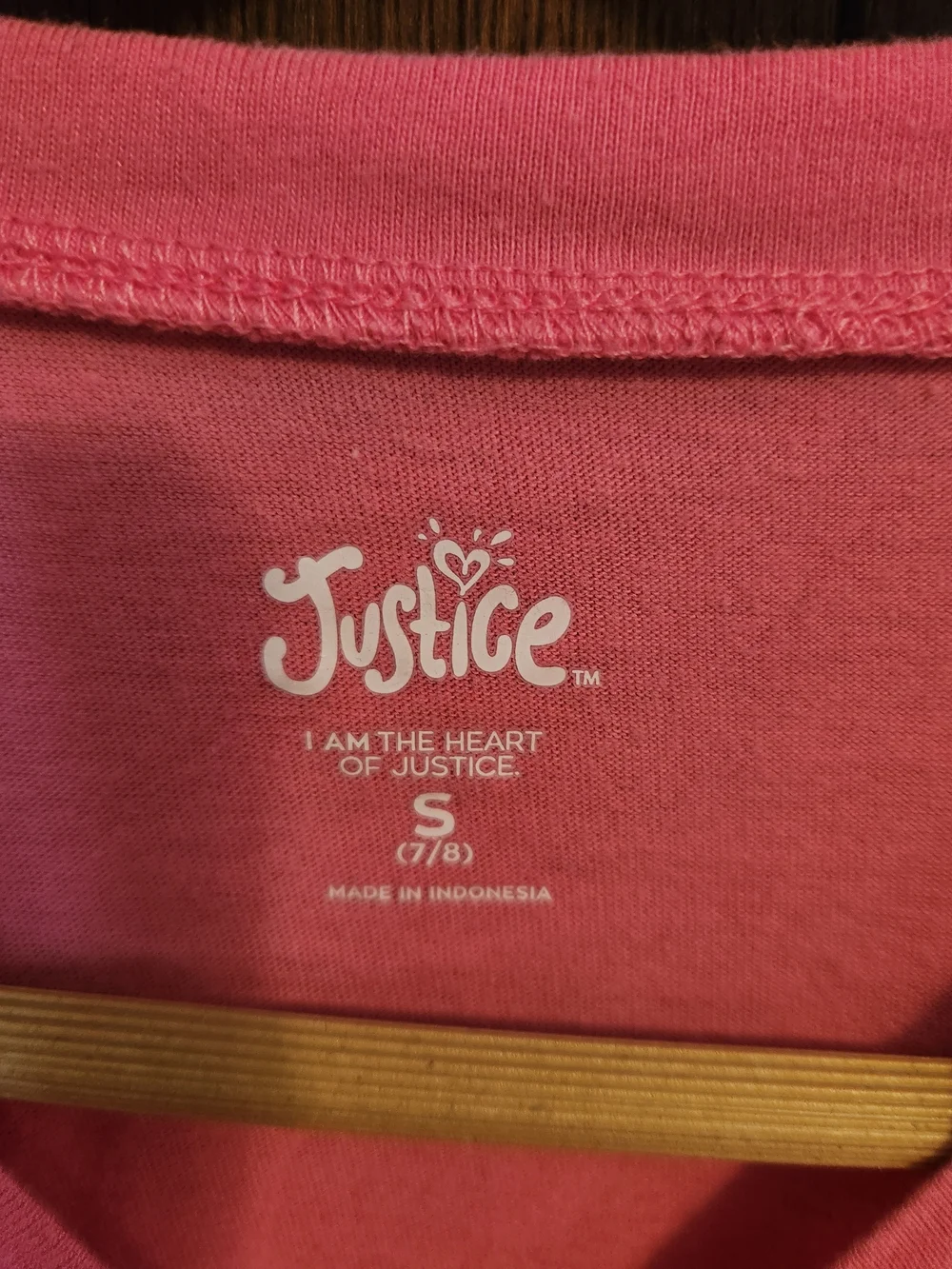 Justice Pink Long Sleeve Tee with Vail Graphic